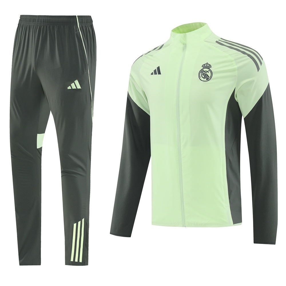 Real Madrid 2025/26 Tracksuit Neon Green