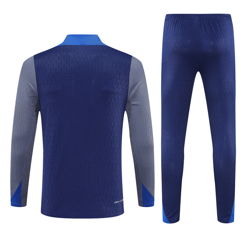 Paris Saint-Germain trainingspak 2025/26 blauw met 1/4 rits