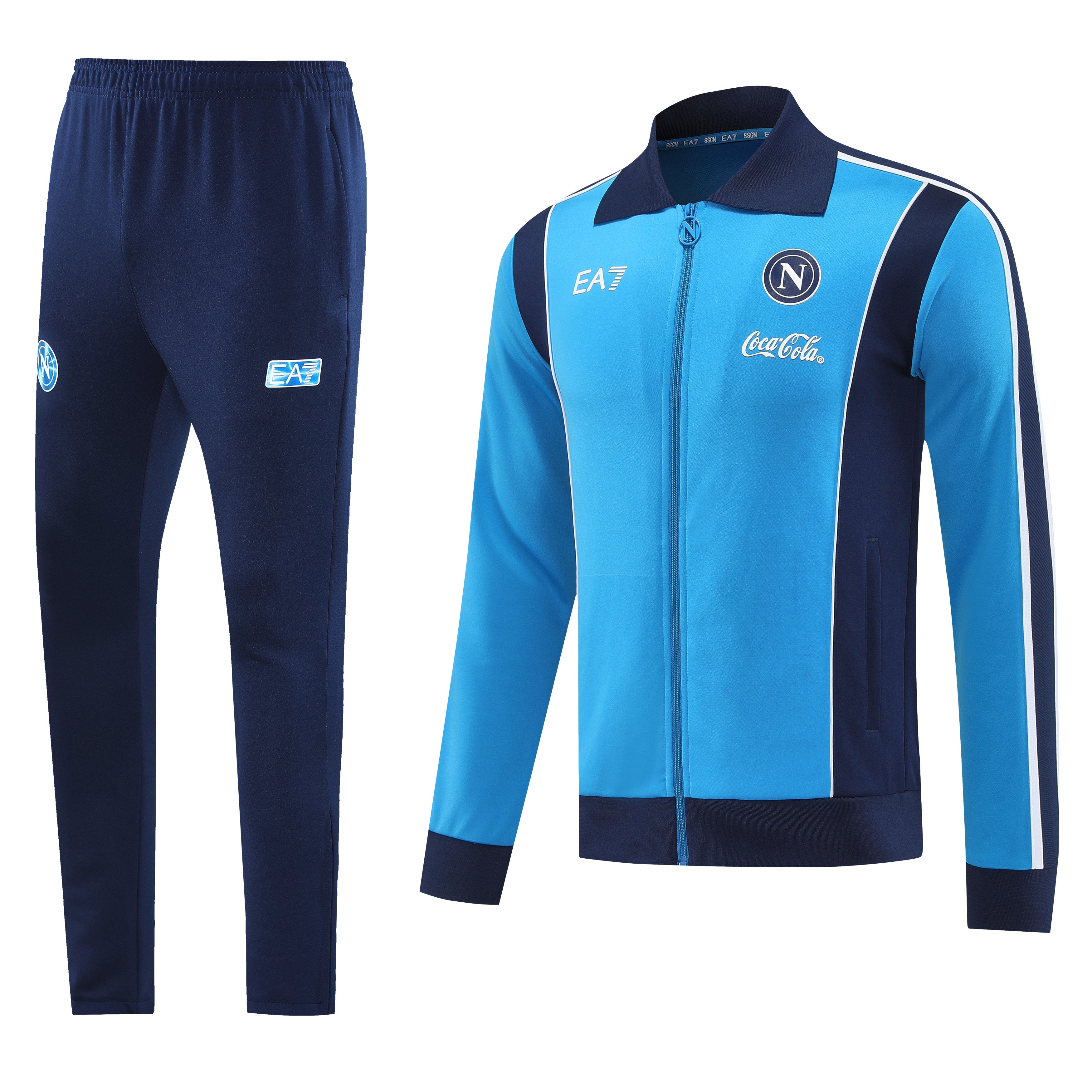 SSC Napoli 2025/26 Tracksuit Poly Light Blue