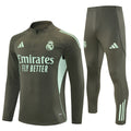 Real Madrid 2025/26 Tracksuit Grey 1/4 Zip