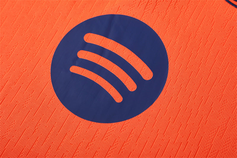 FC Barcelona trainingspak 2025/26 Oranje met 1/4 rits