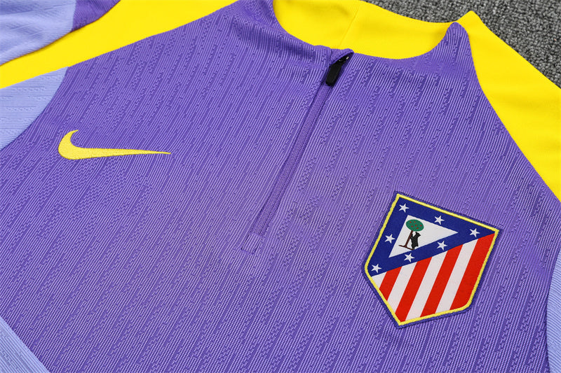 Atlético Madrid trainingspak 2025/26 blauw met 1/4 rits