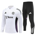 Manchester United 2025/26 Tracksuit White 1/4 Zip