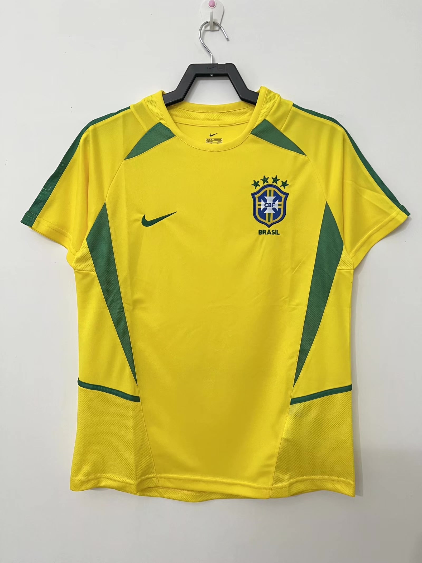 Brazilië 2002 Nationaal Team Retro Thuistenue