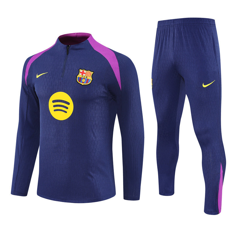 FC Barcelona trainingspak 2025/26 blauw met 1/4 rits