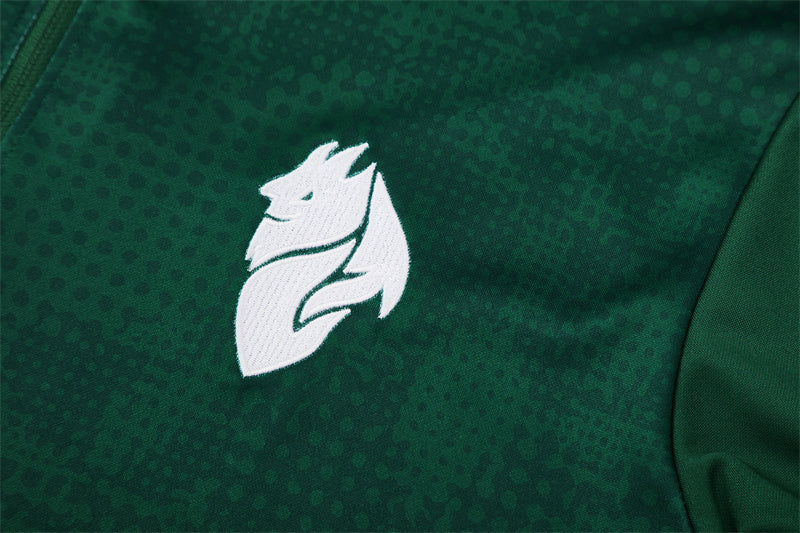 AC Milan 2025/26 Tracksuit Green 1/4 Zip