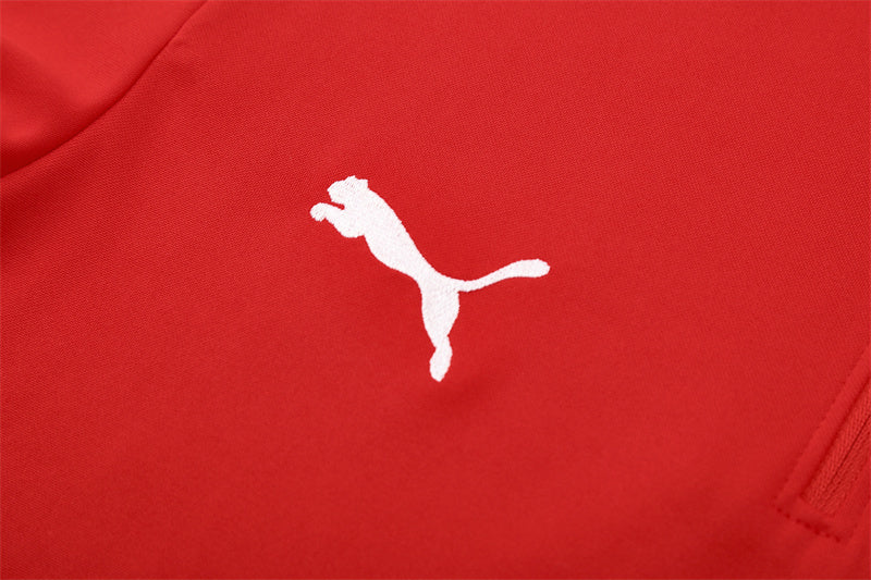 Portugal 2025/26 trainingspak rood met 1/4 rits