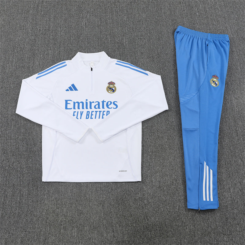 Real Madrid 2025/26 Tracksuit White