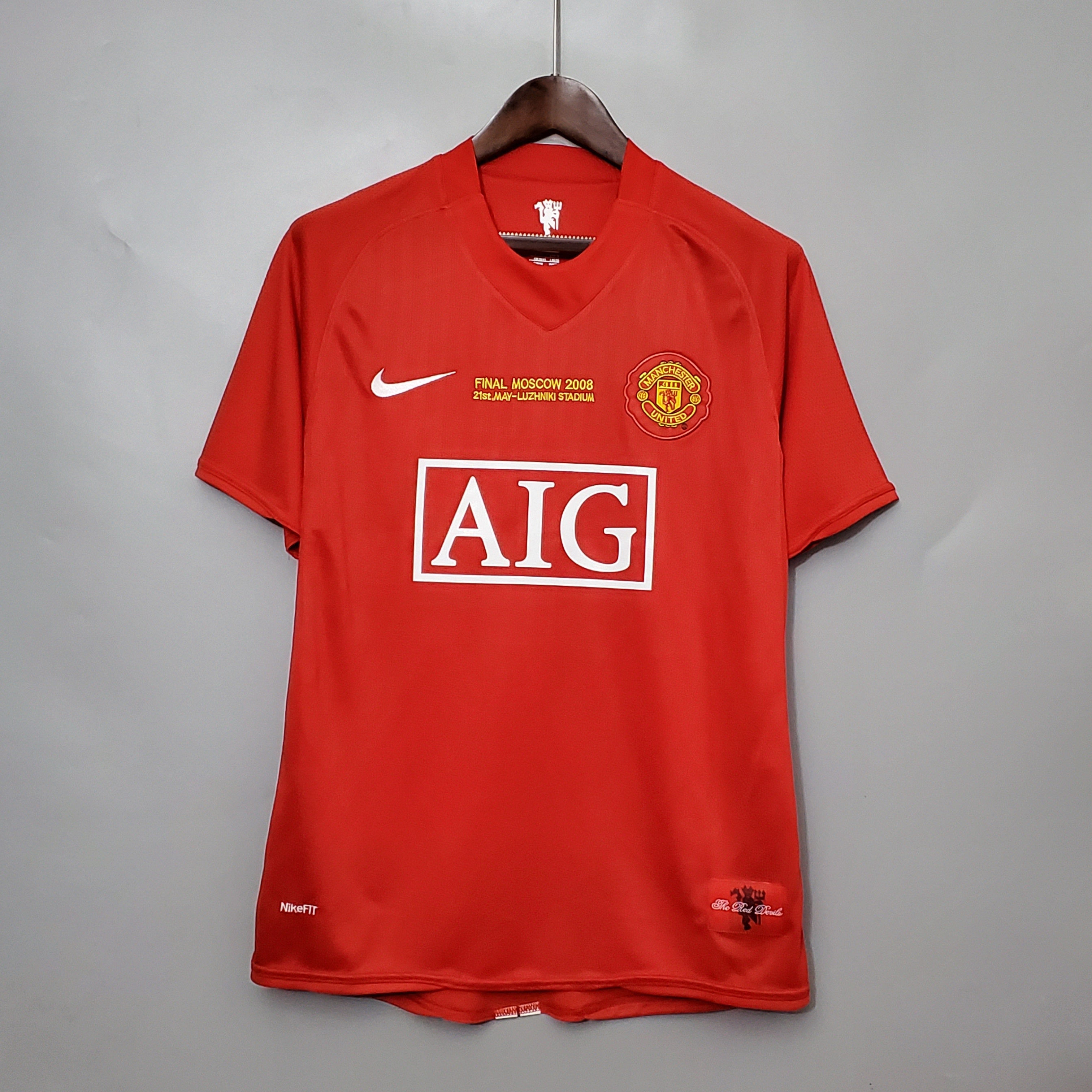Manchester United 2007/08 Retro Home Kit UCL