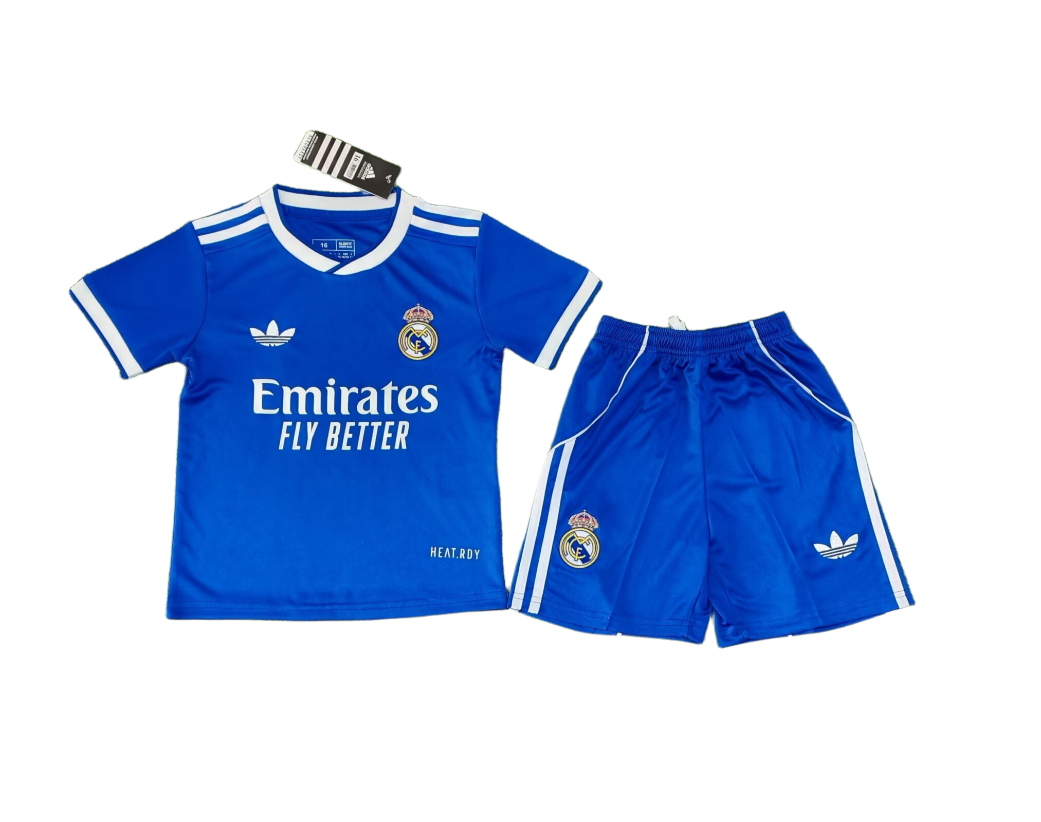 Real Madrid derde tenue 2025/26 kinderset