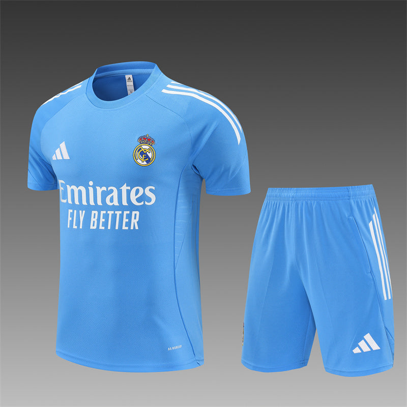 Real Madrid trainingsset 2025/26 blauw