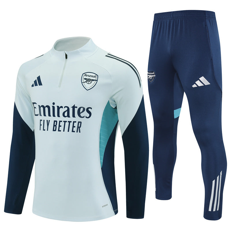 Arsenal 2025/26 Tracksuit Baby Blue 1/4 Zip