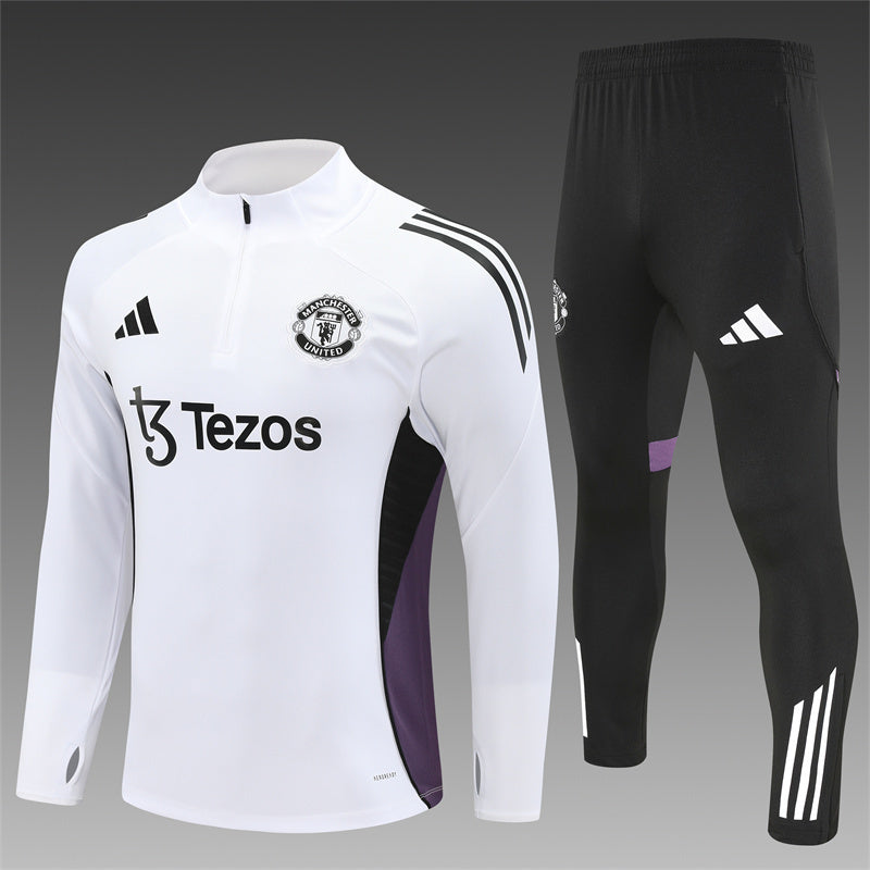 Manchester United 2025/26 Tracksuit White