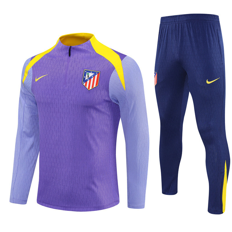 Atlético Madrid trainingspak 2025/26 blauw met 1/4 rits