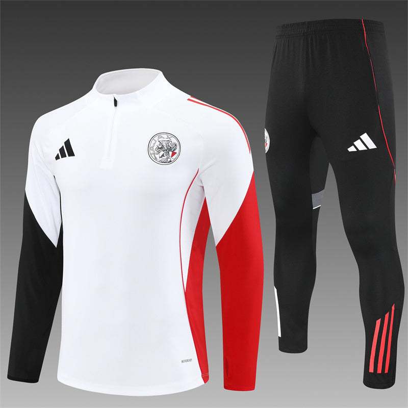 Ajax Amsterdam 2025/26 Tracksuit White