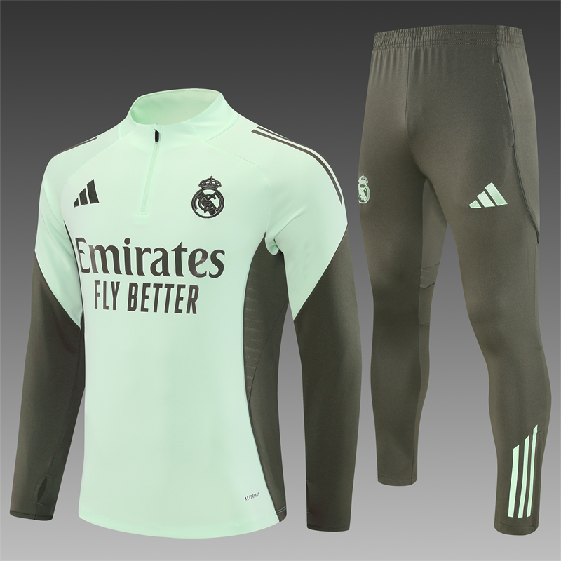 Real Madrid 2025/26 Tracksuit Green