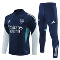 Arsenal trainingspak 2025/26 donkerblauw met 1/4 rits