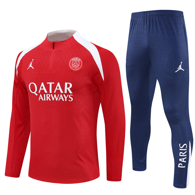 Paris Saint-Germain 2025/26 Tracksuit Red 1/4 Zip