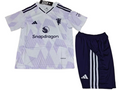 Manchester United uittenue 2025/26 kinderset
