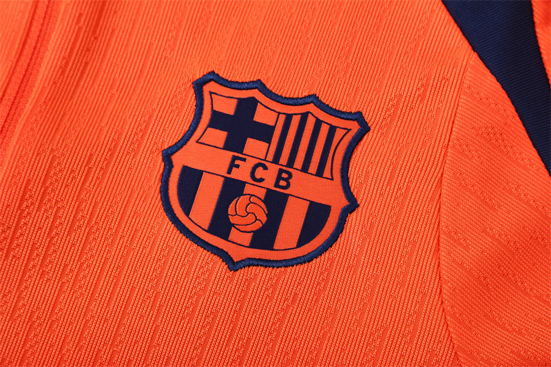 FC Barcelona trainingspak 2025/26 Oranje met 1/4 rits