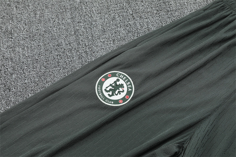 Chelsea trainingspak 2025/26 Groen met 1/4 rits