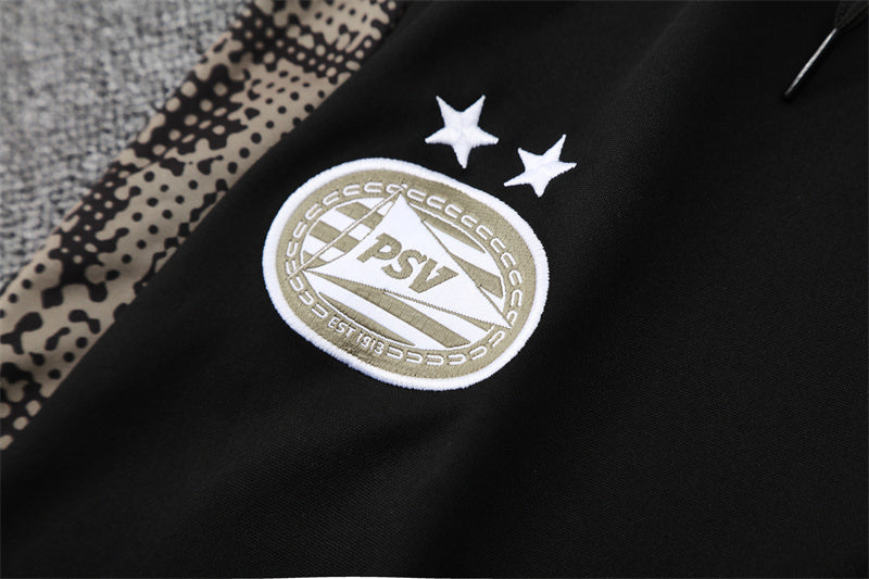 PSV Eindhoven 2025/26 trainingspak donkergrijs met 1/4 rits
