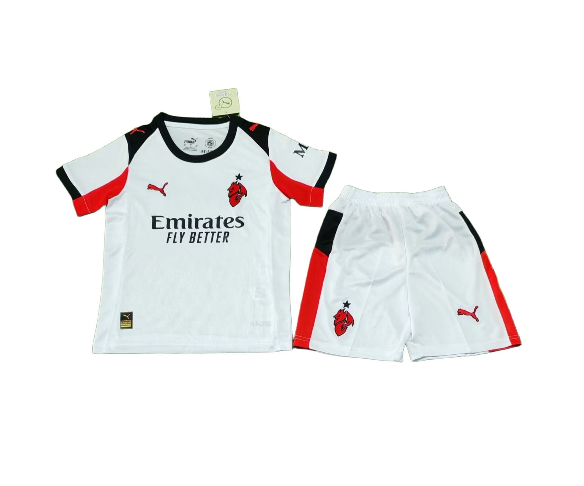 AC Milan 2025/26 Uitshirt Kinderset 