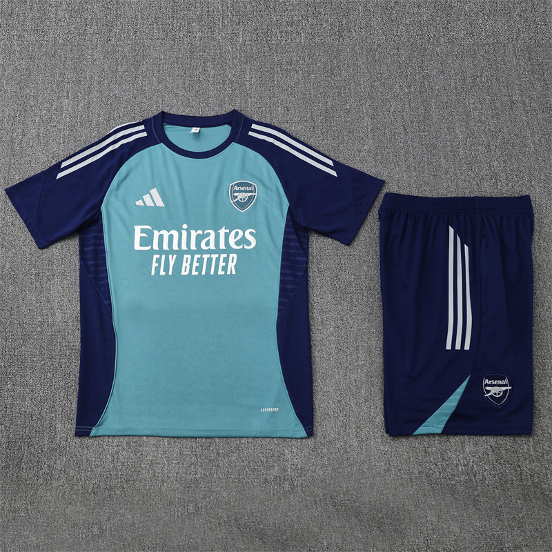 Arsenal trainingsset 2025/26 blauw