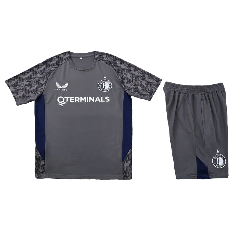 Feyenoord 2025/26 trainingsset grijs