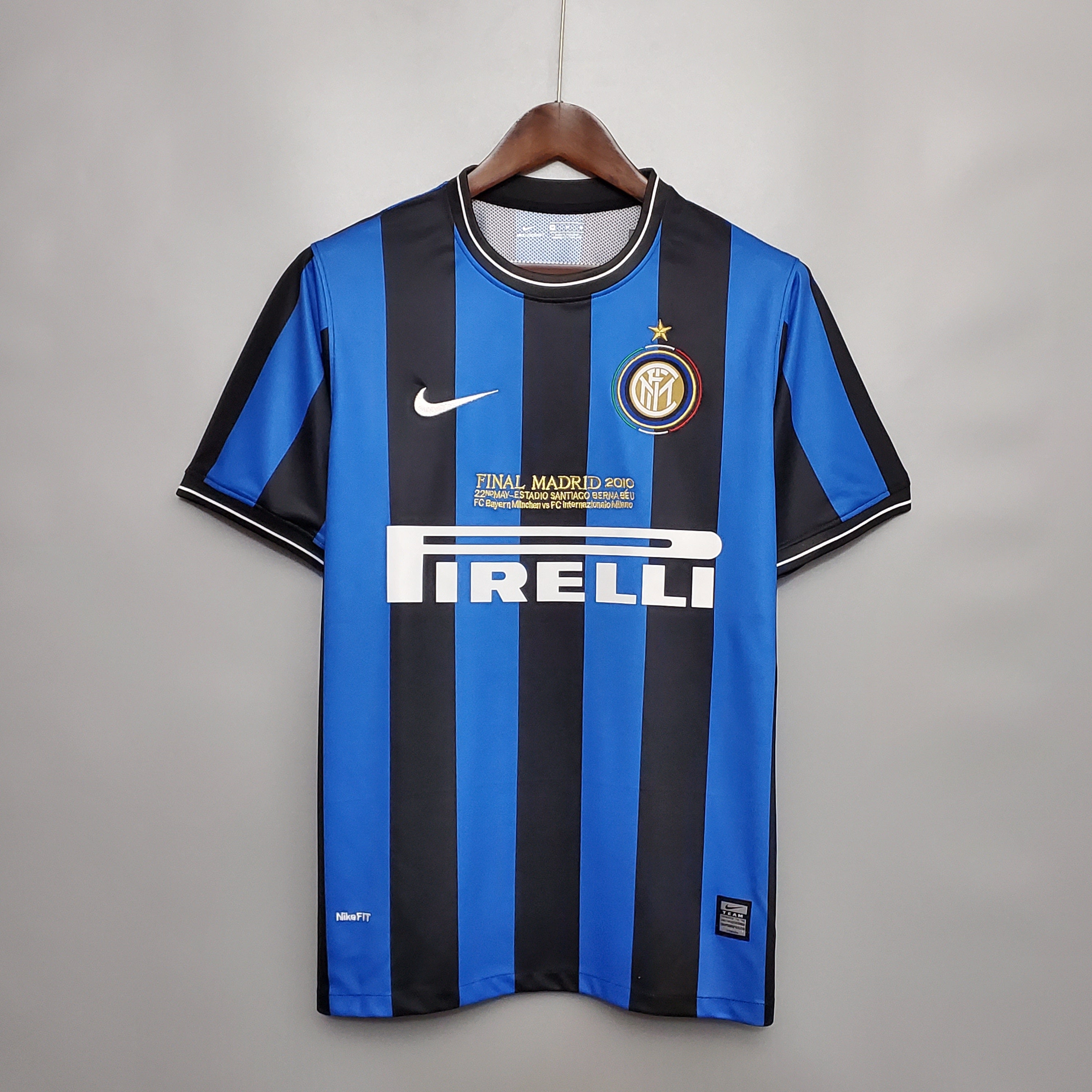 Inter Milan 2009/10 Retro Thuisshirt UCL 