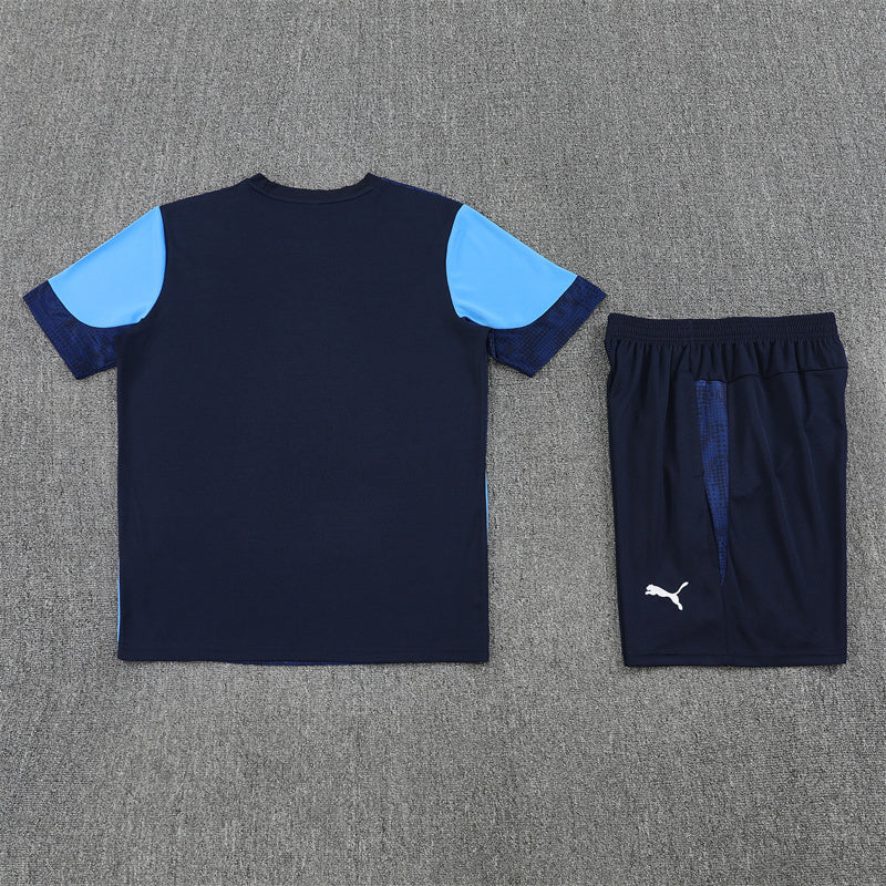Olympique Marseille 2025/26 Trainingsset Blauw