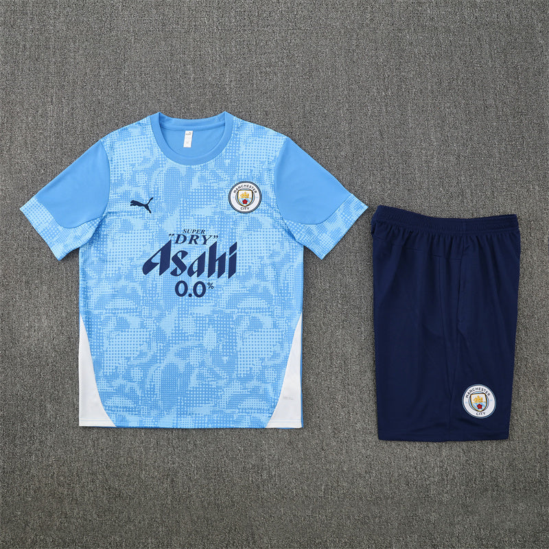 Manchester City 2025/26 Training Set Blue