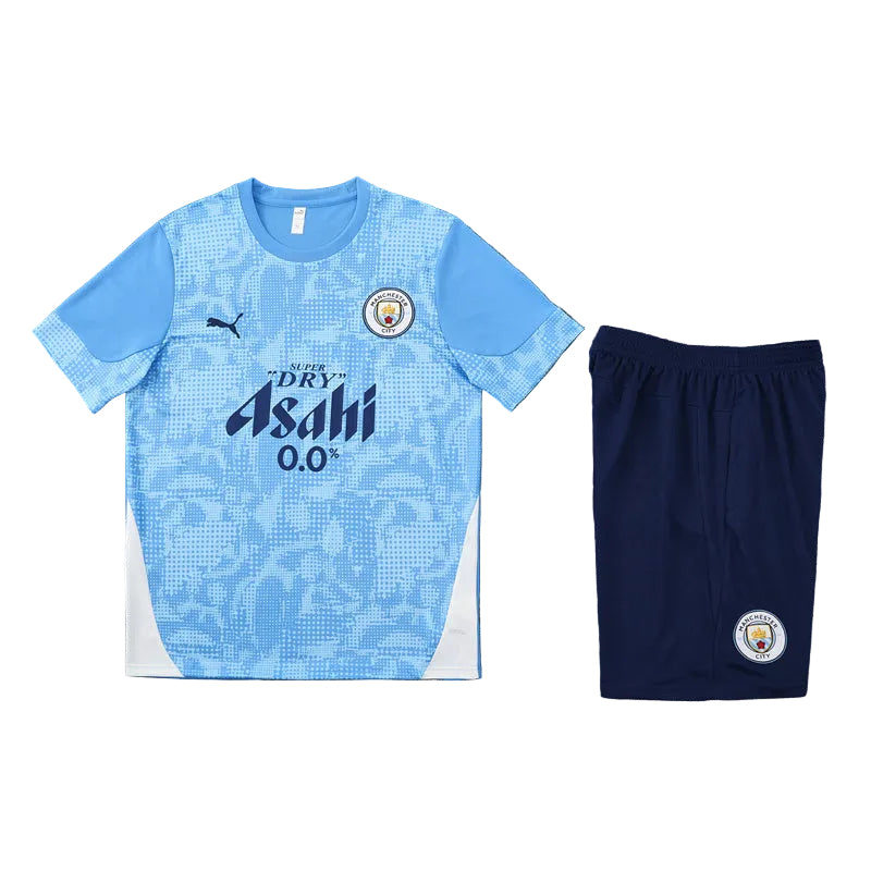 Manchester City trainingsset 2025/26 blauw