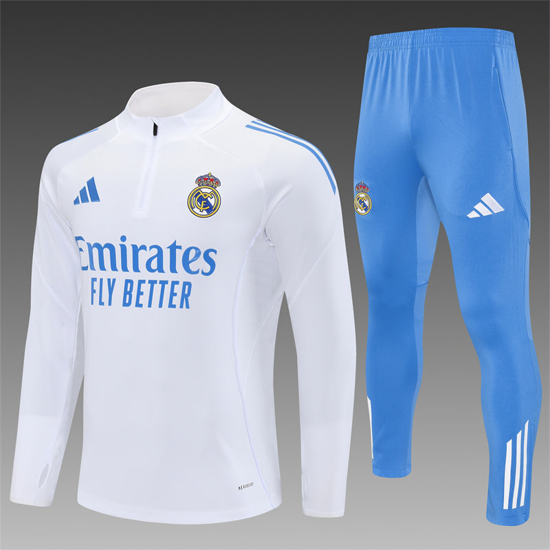 Real Madrid 2025/26 Tracksuit White