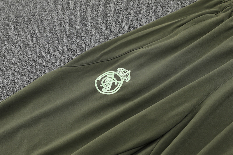 Real Madrid trainingspak 2025/26 Groen met 1/4 rits