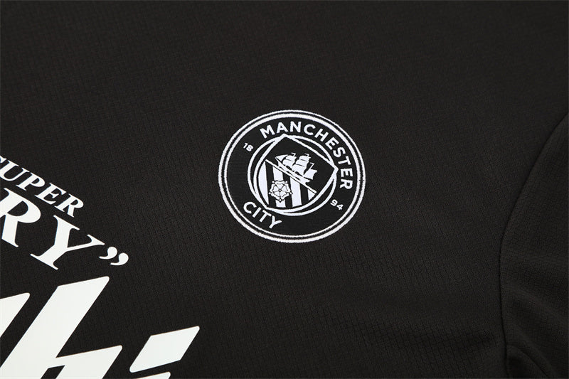 Manchester City trainingsset 2025/26 zwart