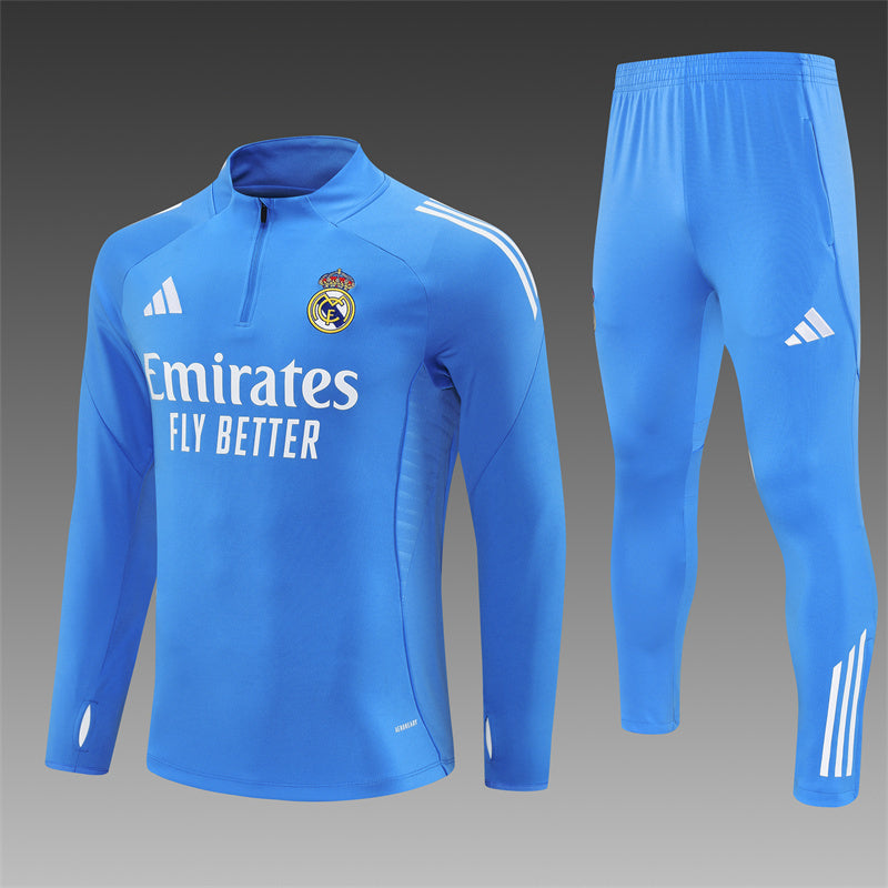 Real Madrid 2025/26 Tracksuit Blue