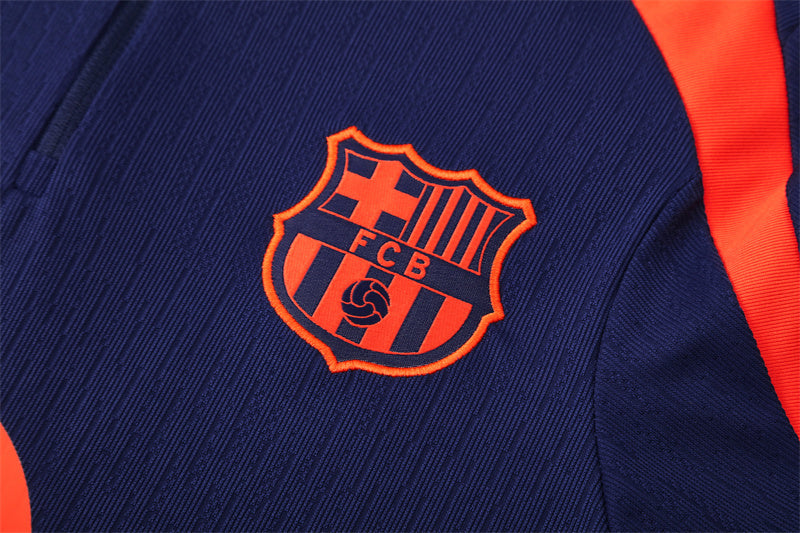 FC Barcelona trainingspak 2025/26 blauw met 1/4 rits