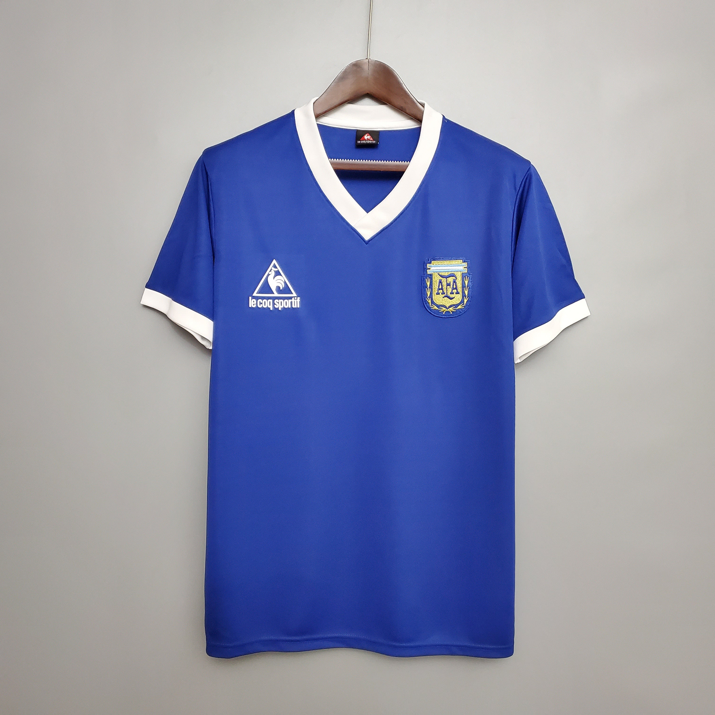 Retro uitshirt van het Argentijnse nationale team uit 1986 