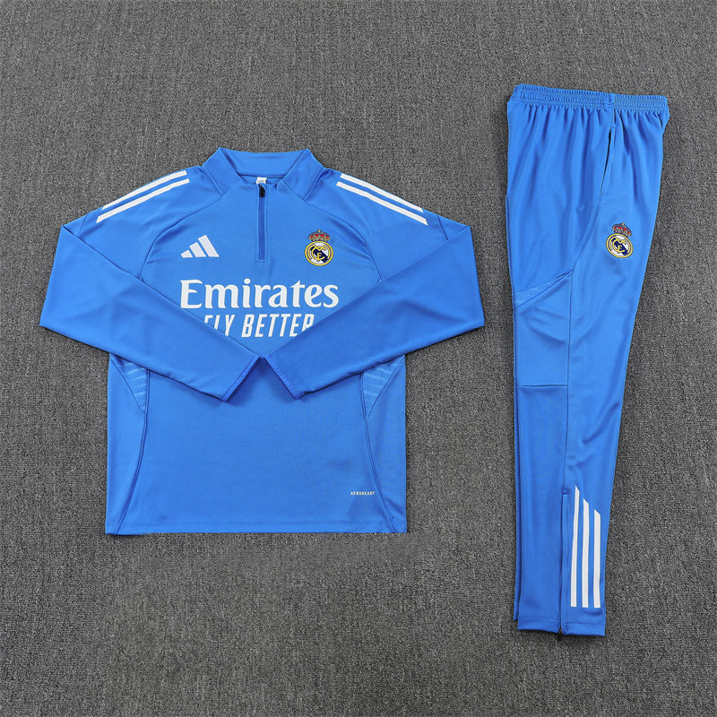 Real Madrid 2025/26 Tracksuit Blue