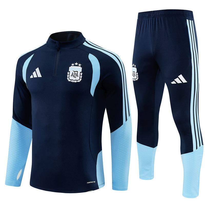 Argentinië 2026/27 trainingspak blauw 1/4 rits