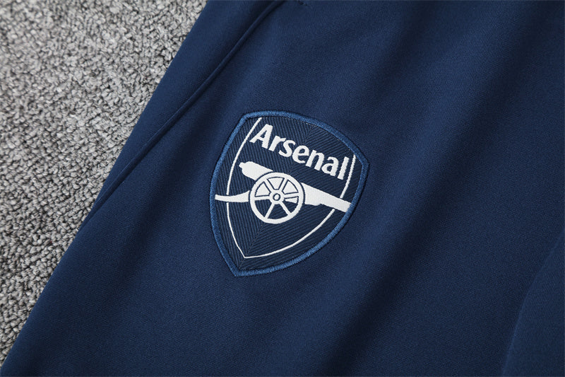Arsenal trainingspak 2025/26 donkerblauw met 1/4 rits