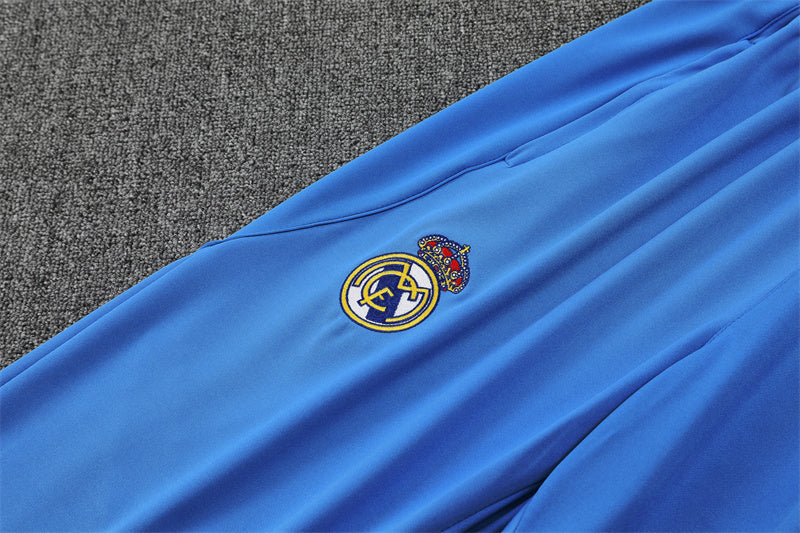 Real Madrid 2025/26 Tracksuit Blue 1/4 Zip