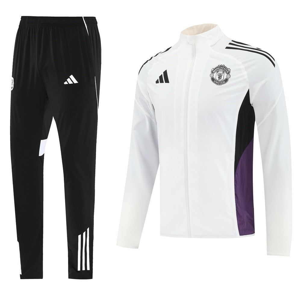 Manchester United 2025/26 Tracksuit White