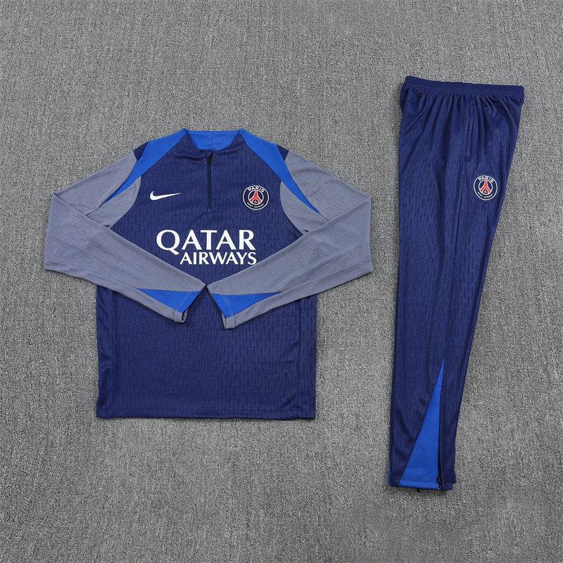Paris Saint-Germain trainingspak 2025/26 blauw met 1/4 rits
