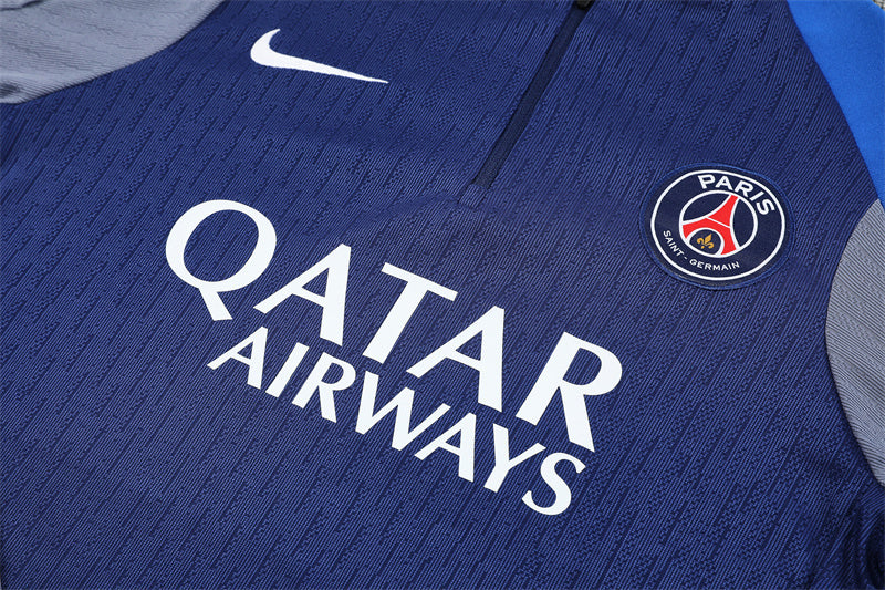 Paris Saint-Germain trainingspak 2025/26 blauw met 1/4 rits