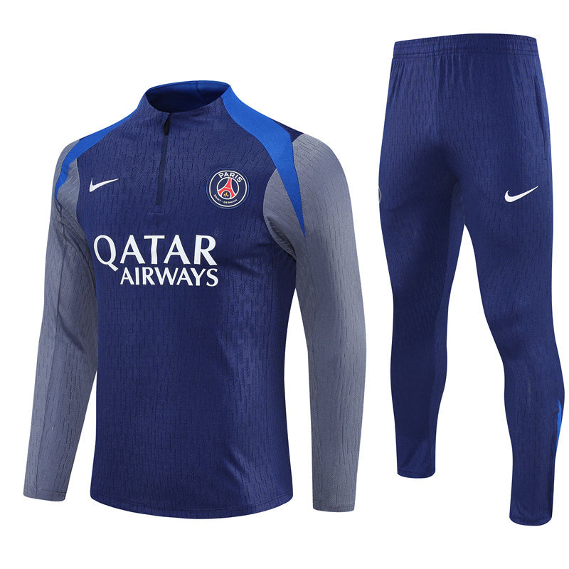 Paris Saint-Germain trainingspak 2025/26 blauw met 1/4 rits