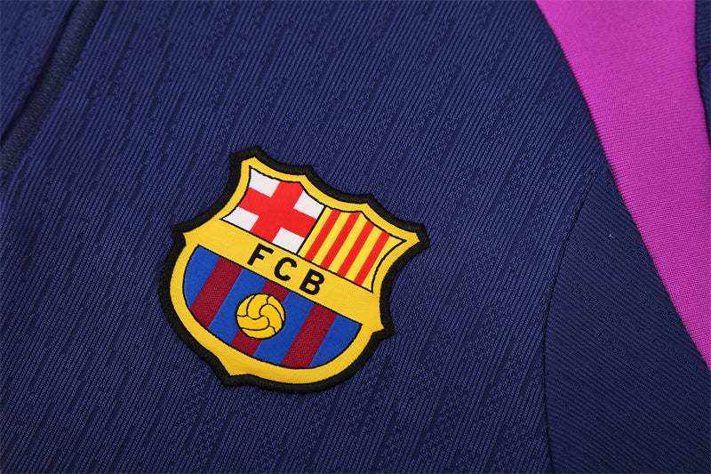 FC Barcelona trainingspak 2025/26 blauw met 1/4 rits