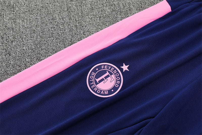 Feyenoord trainingspak 2025/26 paars met 1/4 rits