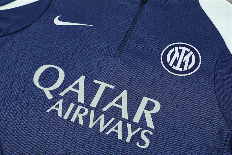 Inter Milan trainingspak 2025/26 blauw met 1/4 rits